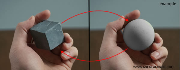 küre ile küp arasında tanımlanan bir homeomorfizma örneği